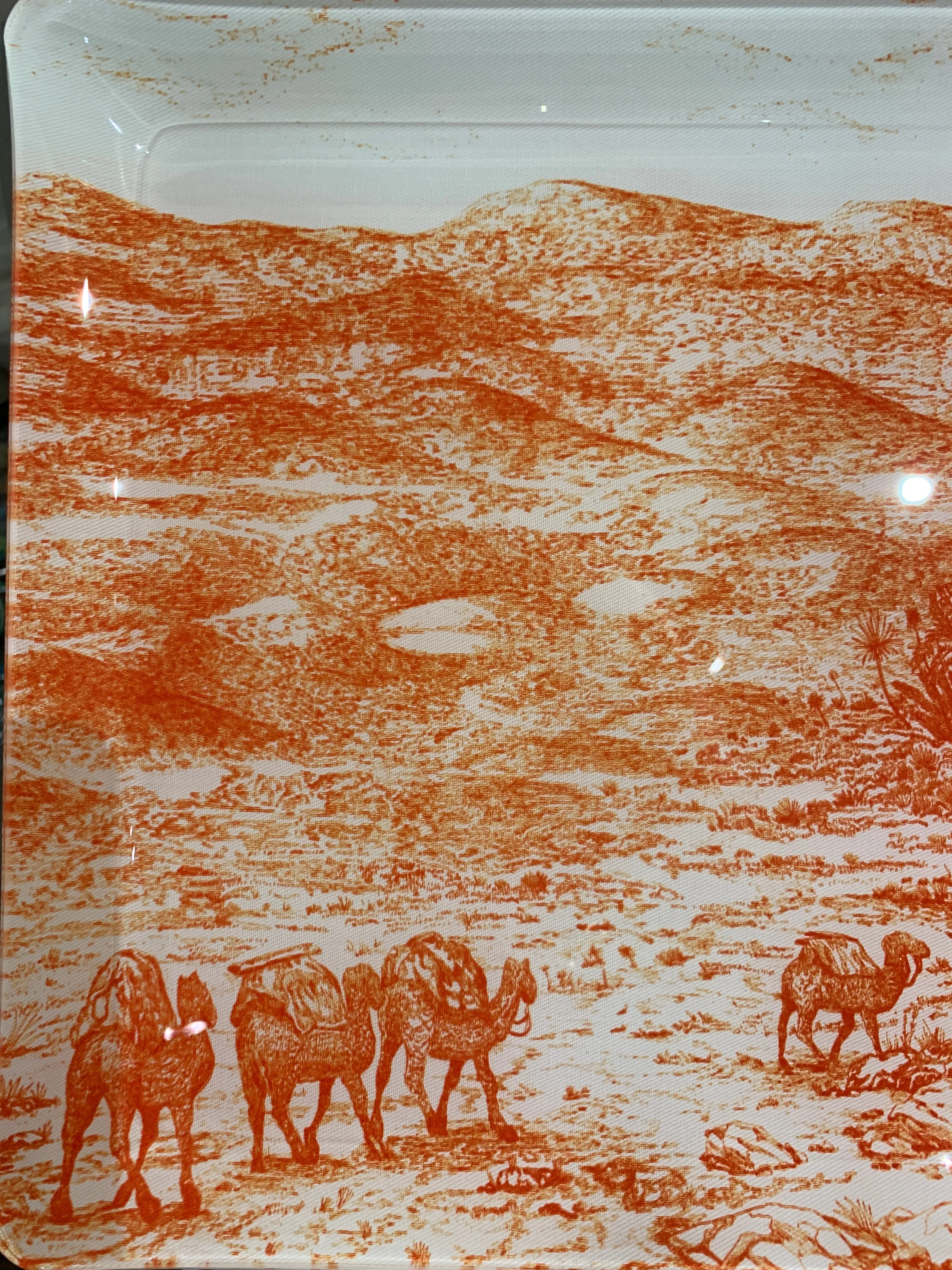 Acrylic Tray Sahara Orange