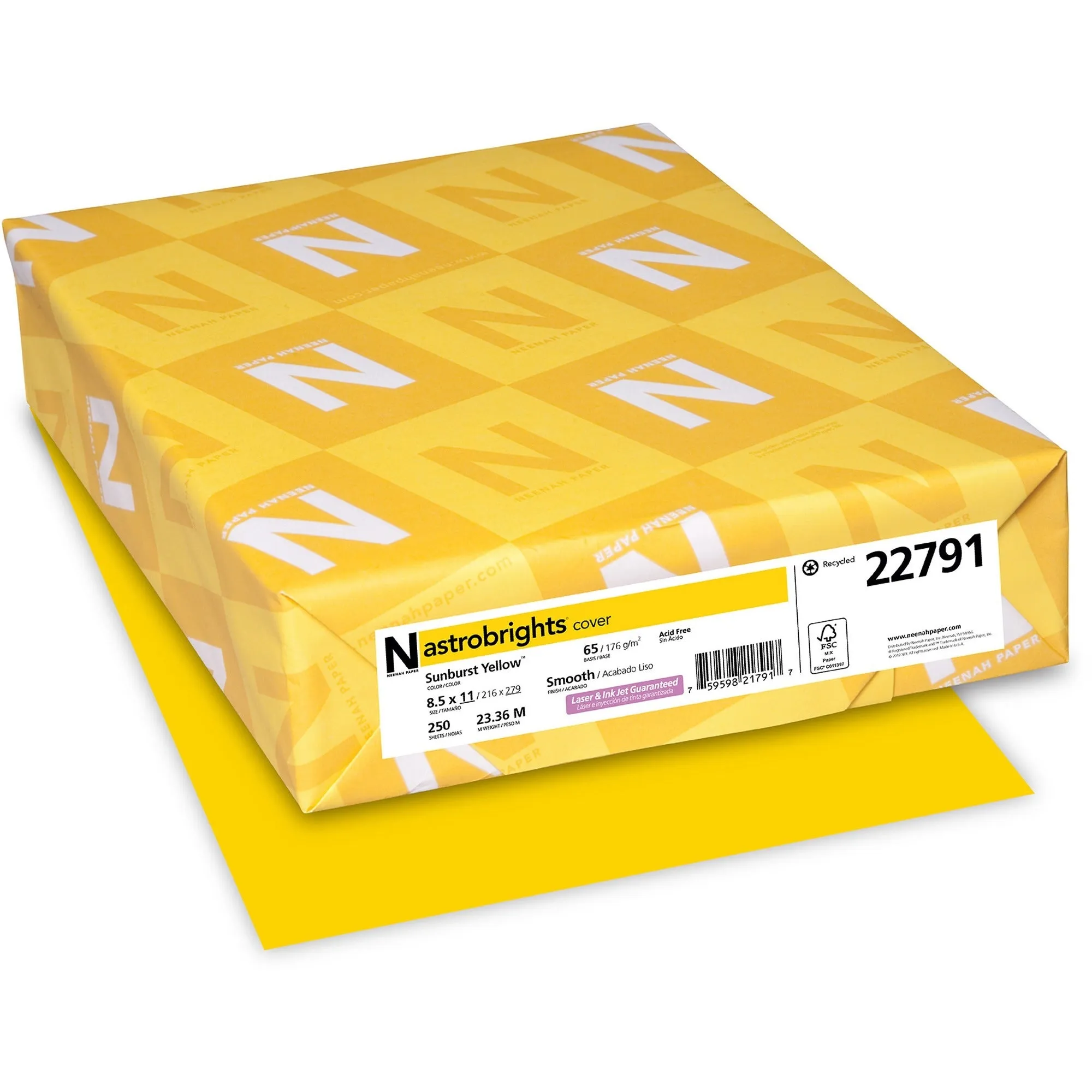 Astrobrights Laser, Inkjet Print Printable Multipurpose Card
