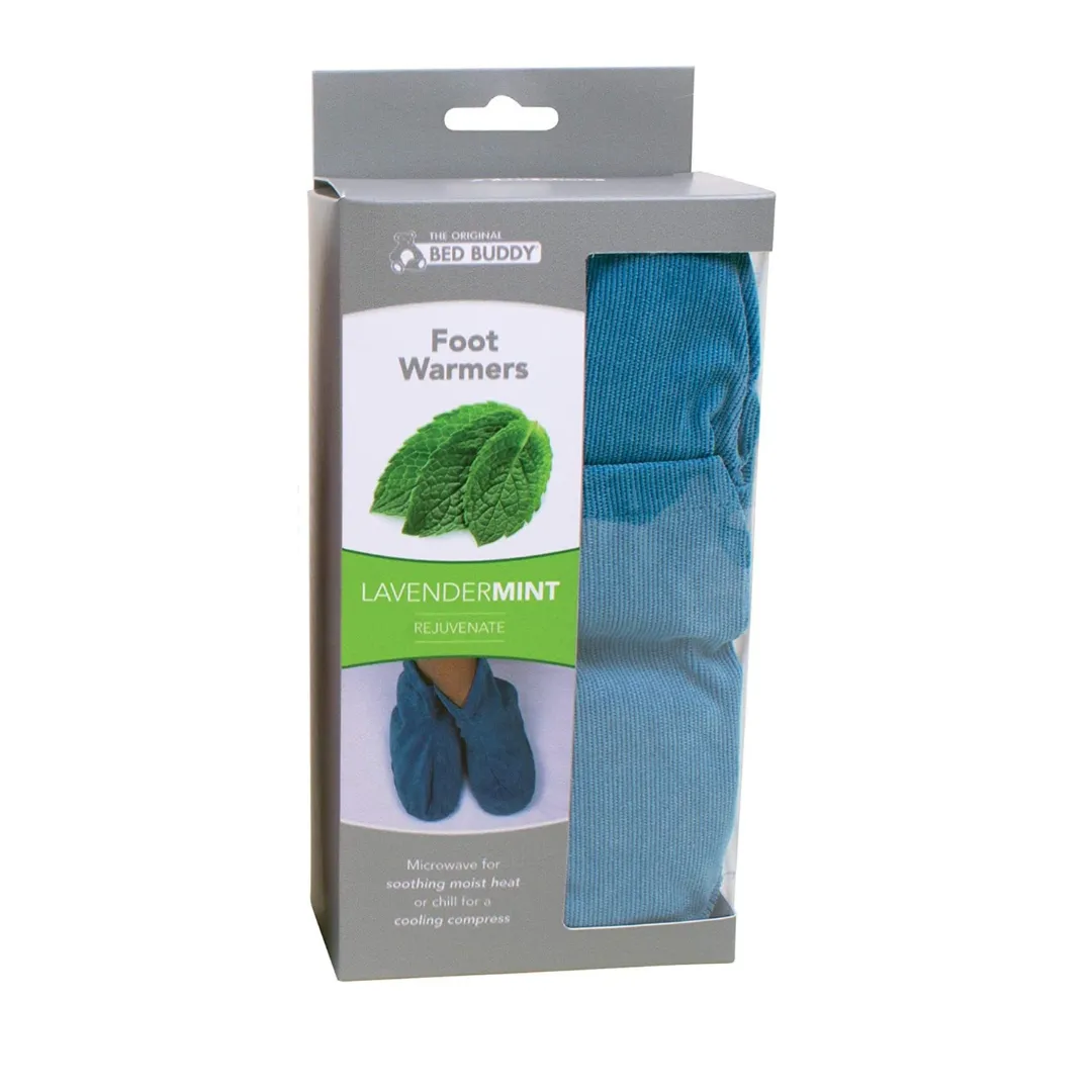 Bed Buddy Foot Warmers with Aromatherapy - Heated Fragranced Slippers