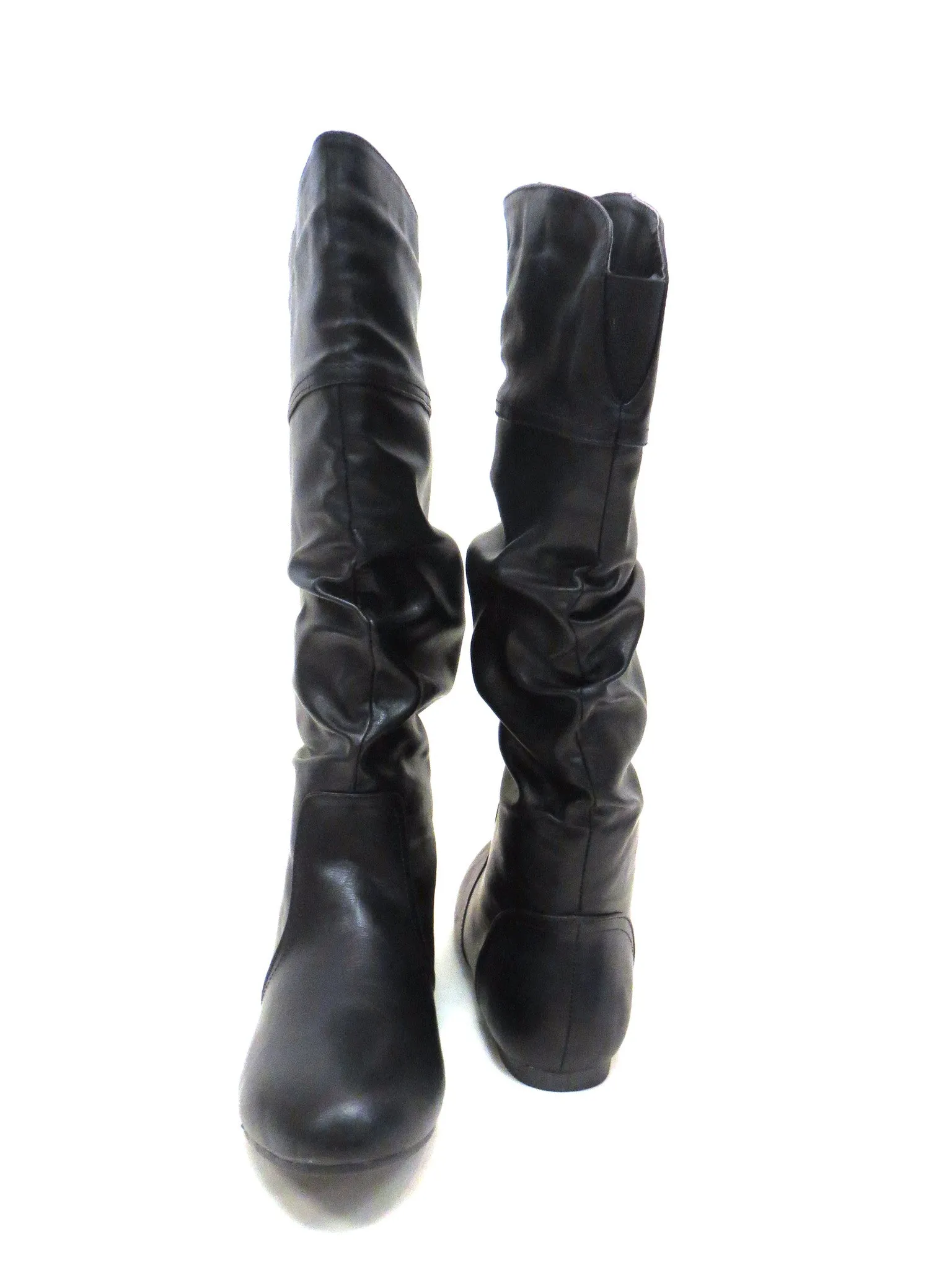Bonnibel | Danniz Mid-Calf Slouchy Boot Black