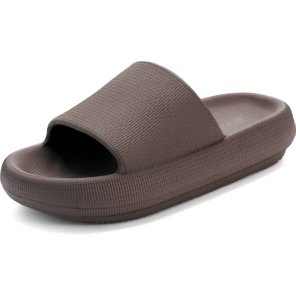 BRONAX Cloud Slippers for Women and Men | Pillow Slippers Bathroom Sandals | Extremely Comfy | Cushioned Thick Sole