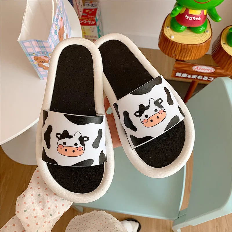 Cow Indoor Home Non Slip Slippers UB3259