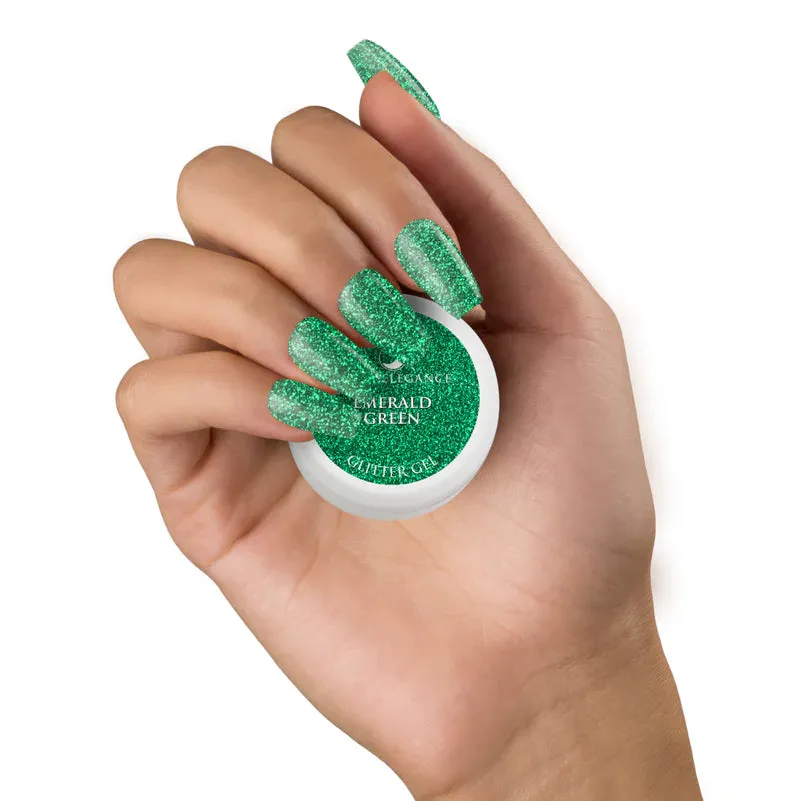 Emerald Green Glitter Gel
