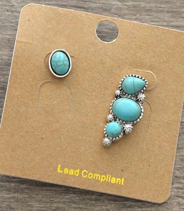 Fashion Ear Crawler - Turquoise