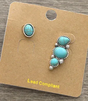 Fashion Ear Crawler - Turquoise