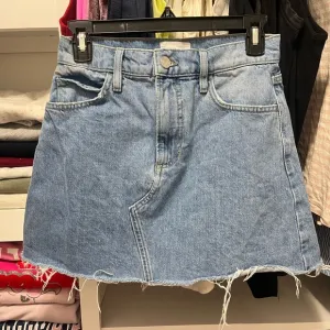 Frame Denim Blue Mini A-line Skirt