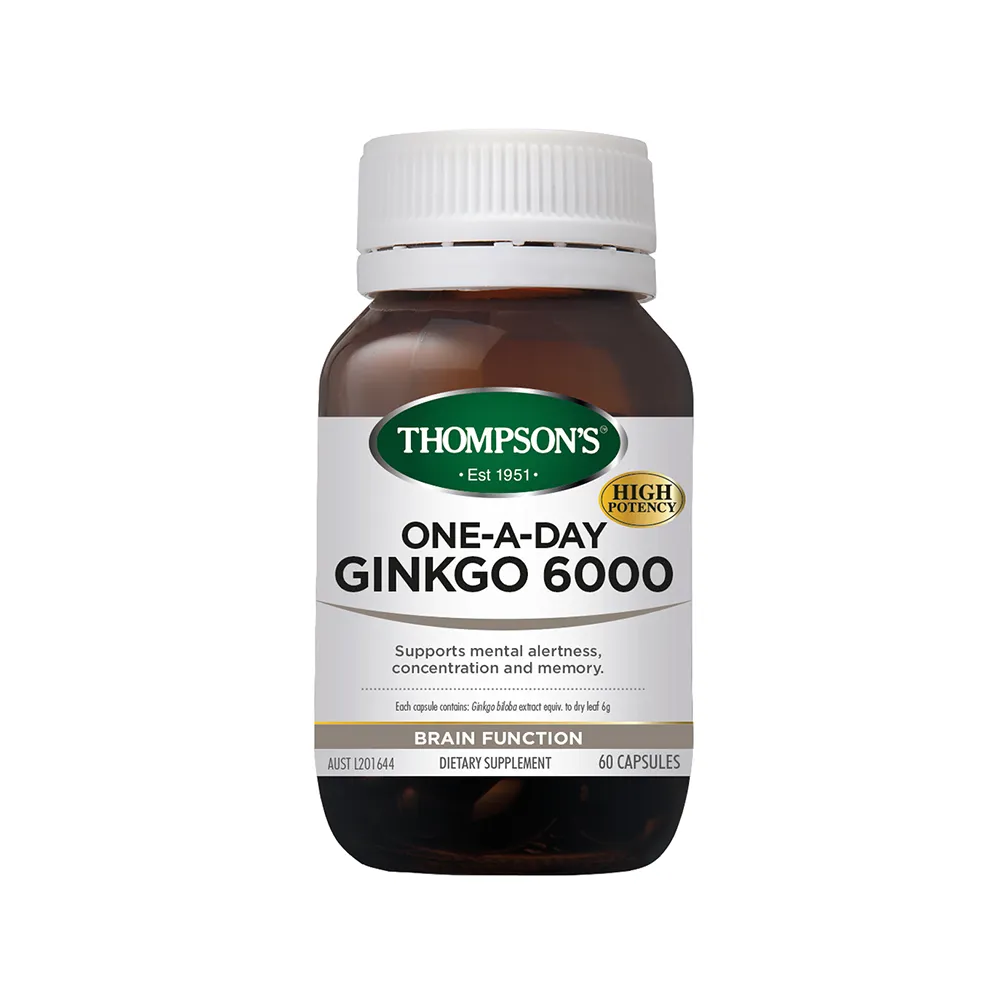 Ginkgo 6000 One-A-Day 60 capsules