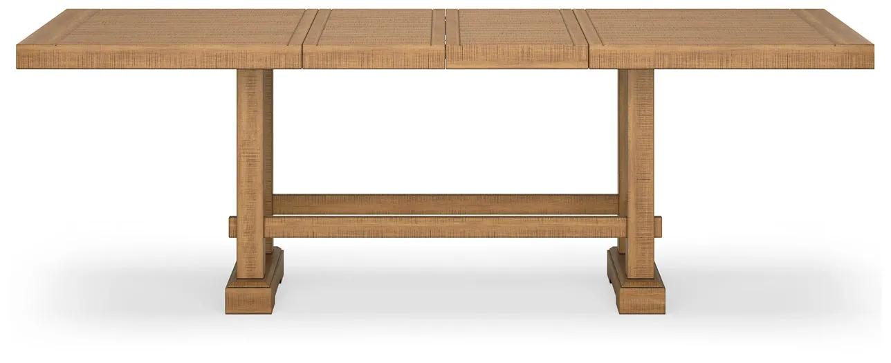 Havonplane Counter Height Dining Table and 2 Barstools and Bench