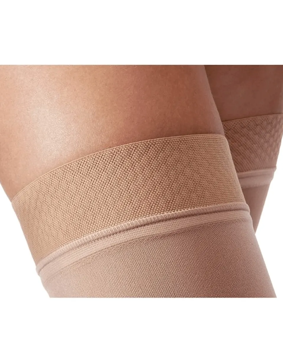 Jobst Relief Thigh Highs Closed Toe with Silicone Top Band 20-30 mmHg