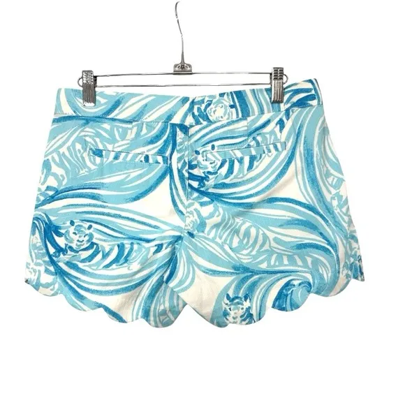 Lilly Pulitzer The Buttercup Shorts in Blue and White  Size 0