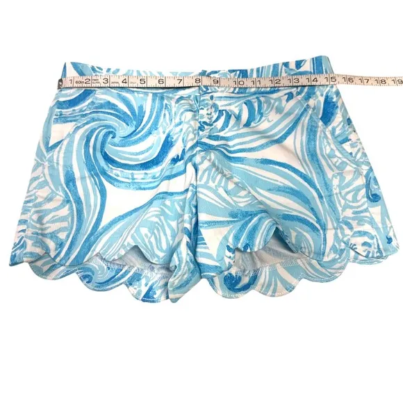 Lilly Pulitzer The Buttercup Shorts in Blue and White  Size 0