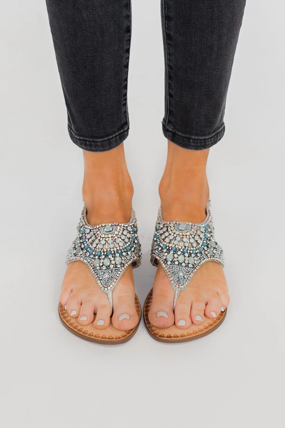 Naughty Monkey Ice Berg Sandals- Silver
