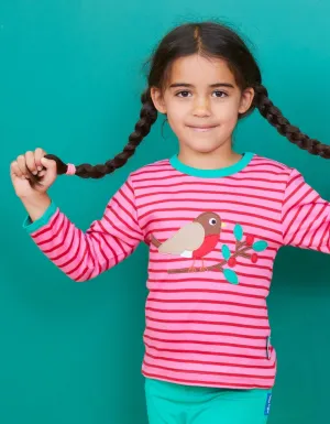 Organic Robin Applique T-Shirt