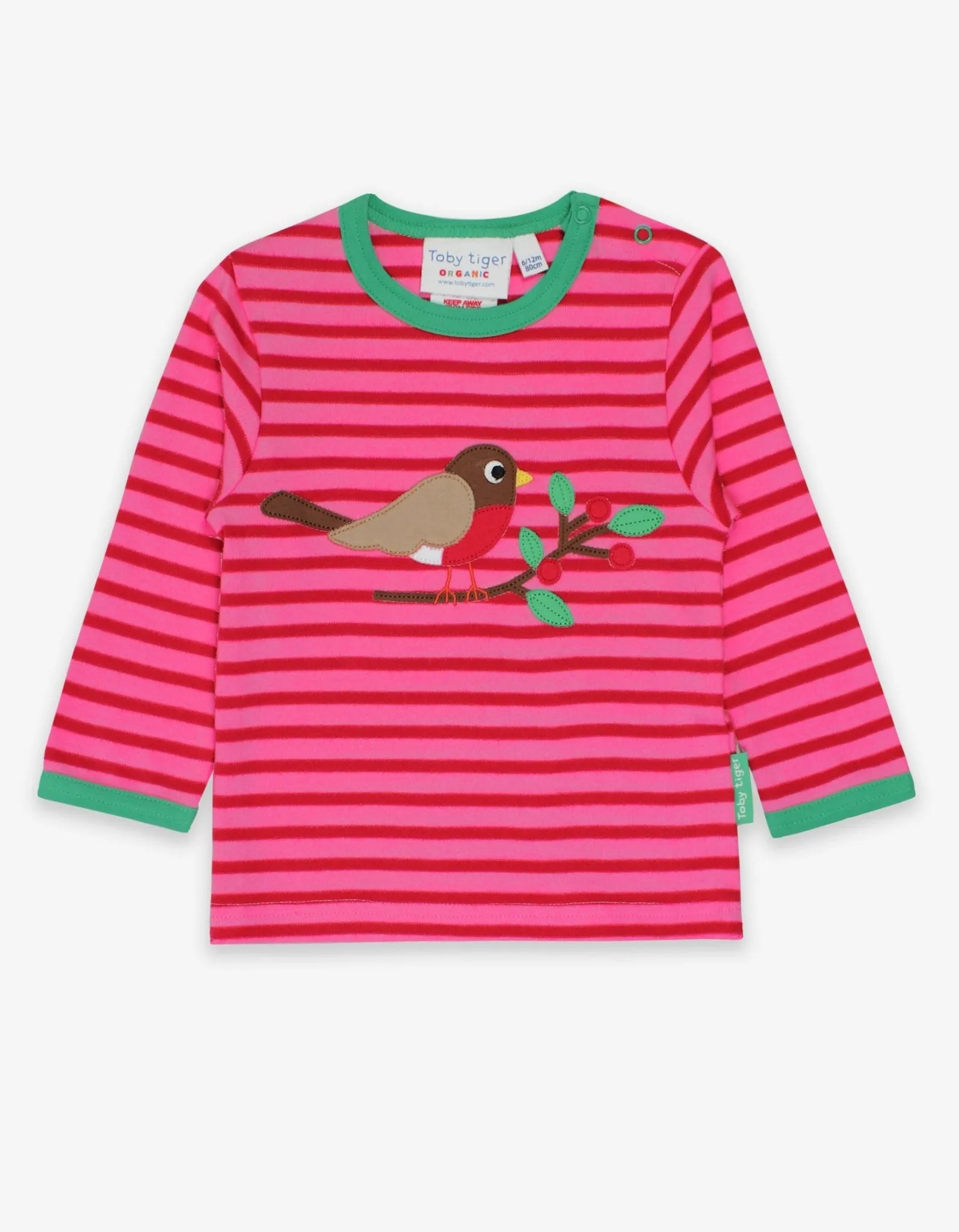 Organic Robin Applique T-Shirt