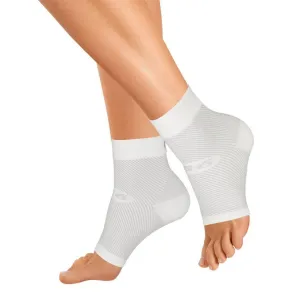 OS1st FS6 Plantar Fasciitis White Compression Foot Sleeves (Pair)