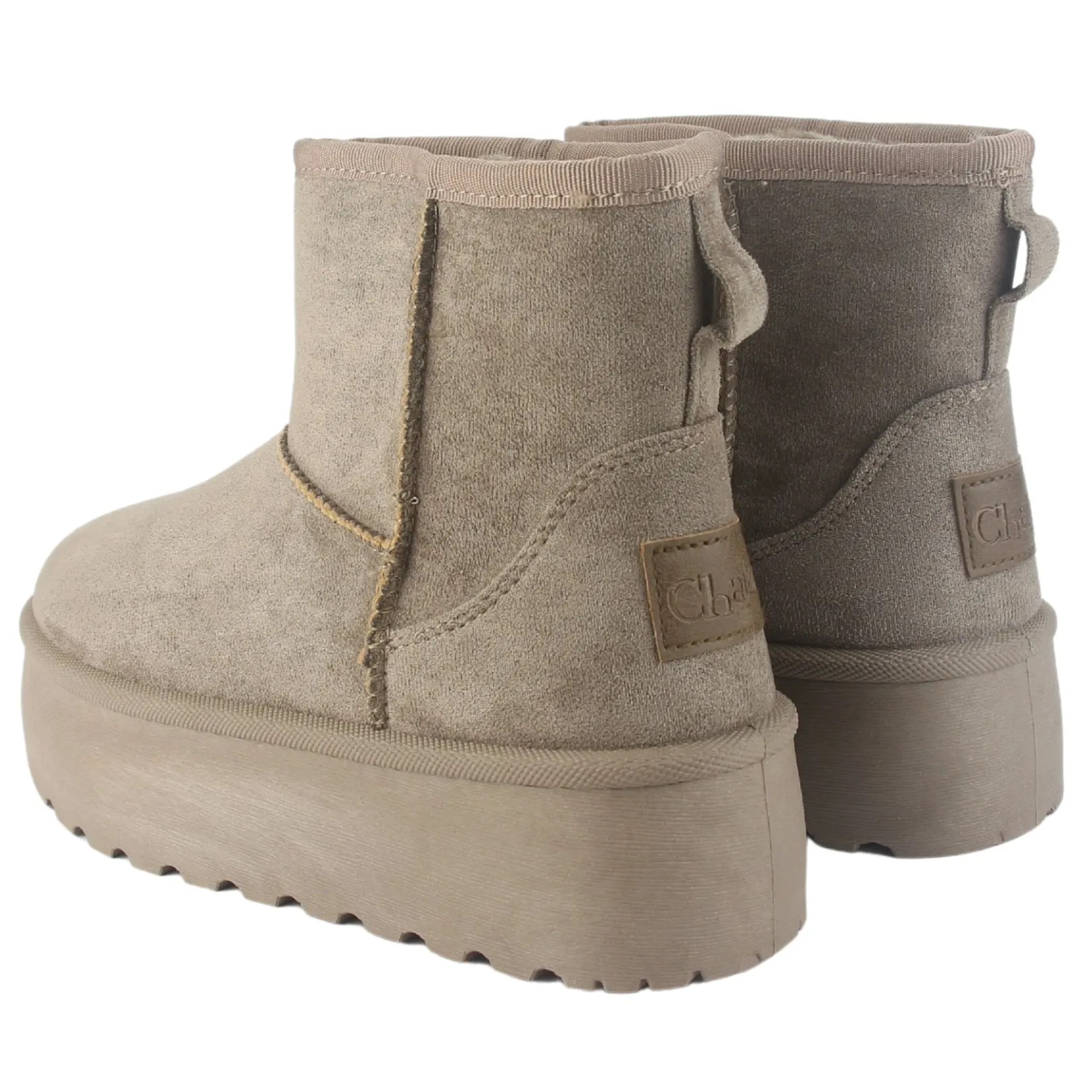 Pantufla Chalada Mujer Pinguih-2 Taupe Casual