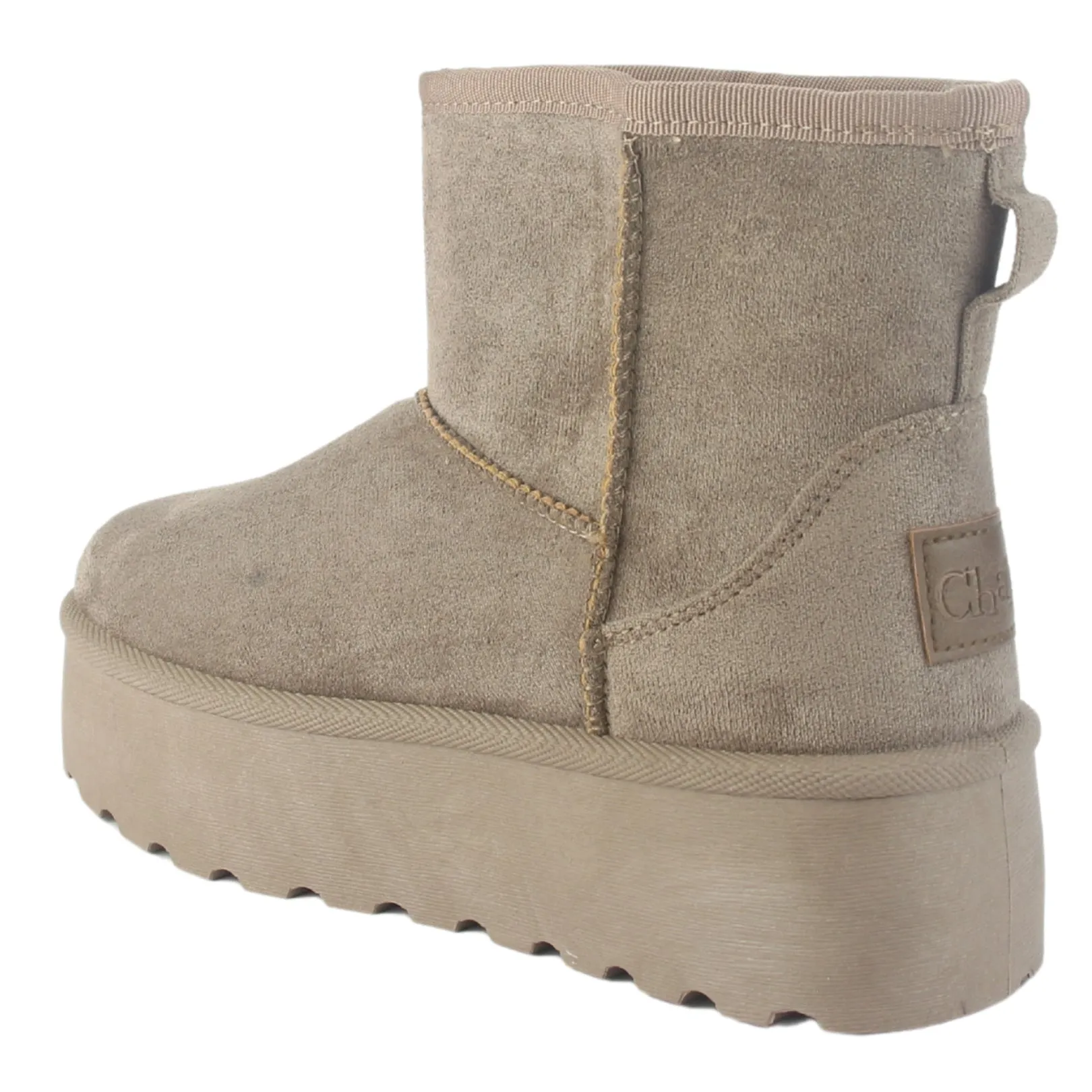 Pantufla Chalada Mujer Pinguih-2 Taupe Casual