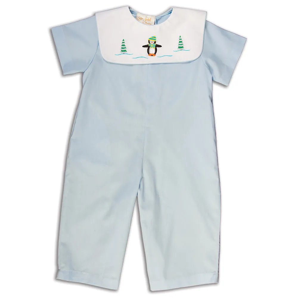 Penguin Blue Longall with Collar
