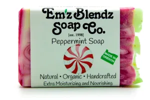 Peppermint Jingle Soap Bar | Energizing and Refreshing Bathing Bar