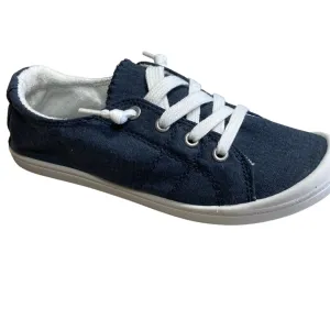 Simple Sneaker in Denim- Final Sale