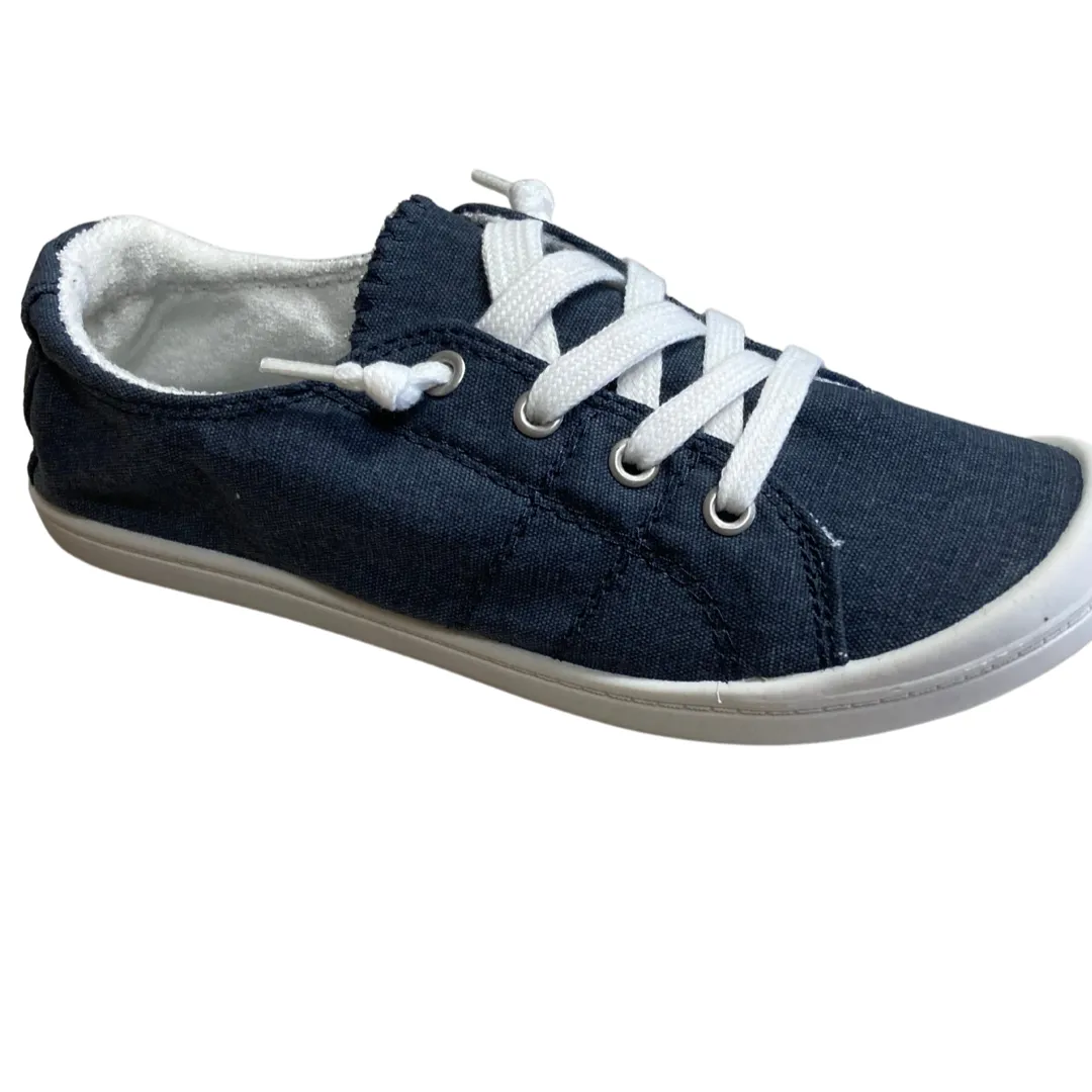Simple Sneaker in Denim- Final Sale