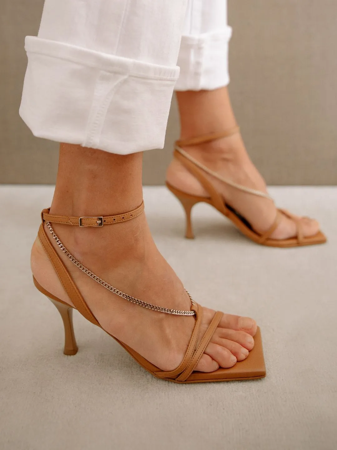 Straps Chain Sandals