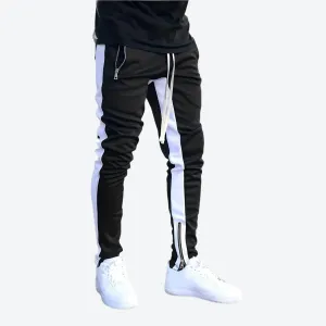 Stylish Zipper Accent Track Pants