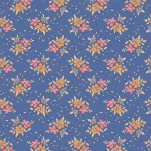 Tilda Creating Memories Fabric | Frida | Blue