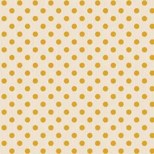 Tilda Creating Memories Fabric | Woven Polkadot | Yellow