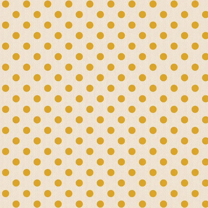 Tilda Creating Memories Fabric | Woven Polkadot | Yellow