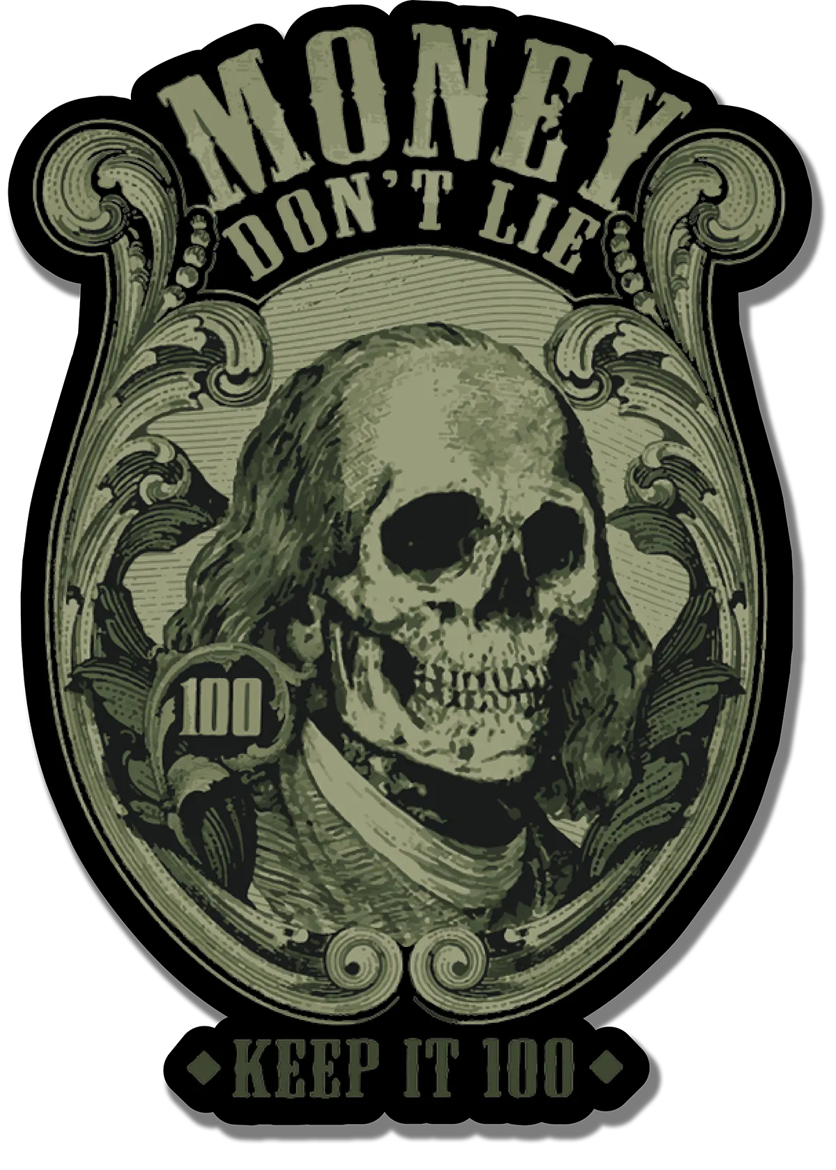 Trust No One Sticker