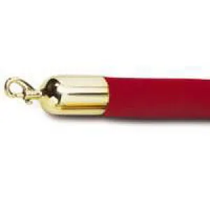 Velvet Rope with Rope Ends Attached (Made of Velour)