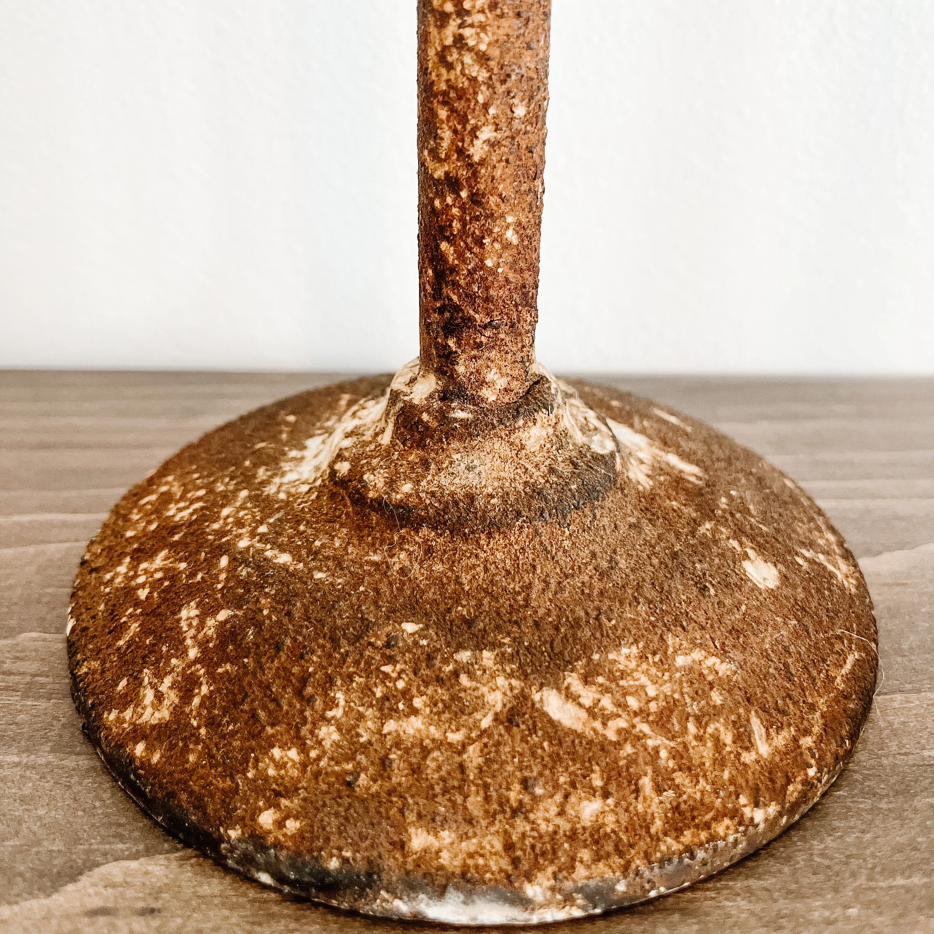 Weathered Metal Candle Holders