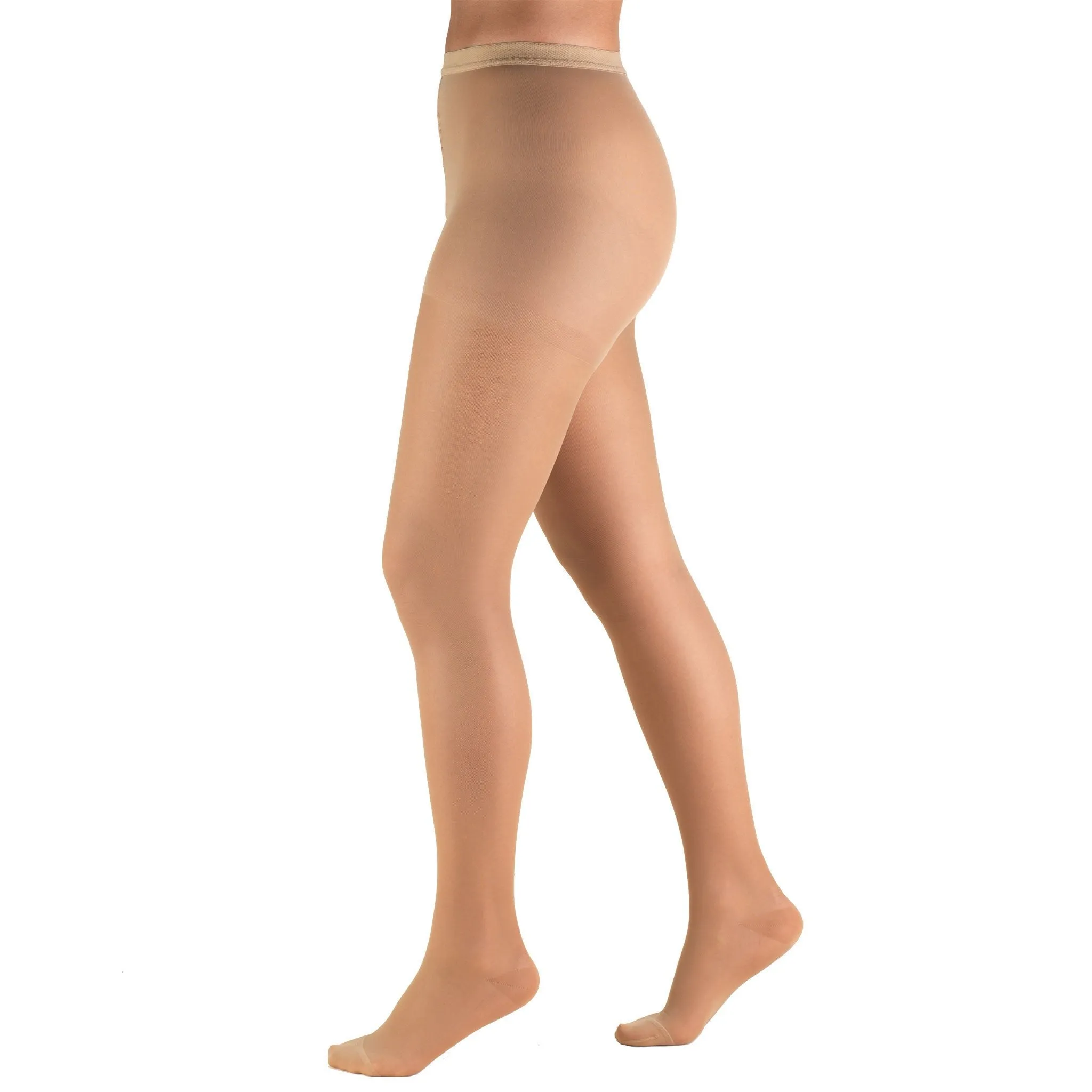 Women's Compression Pantyhose, 15-20 mmHg, Sheer Beige, 1775