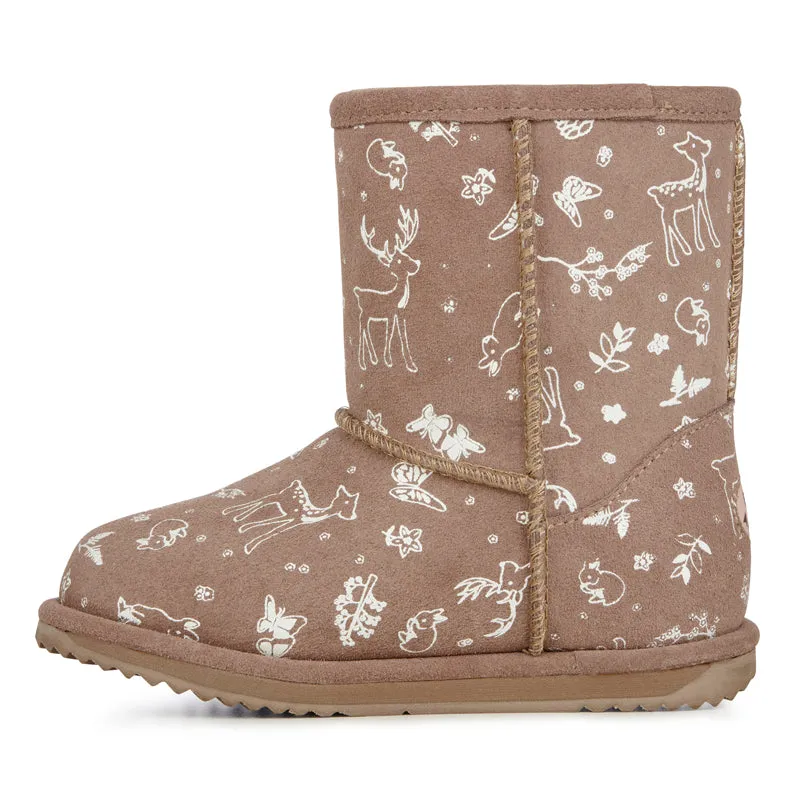 Woodland Brumby Mushroom Waterproof boots