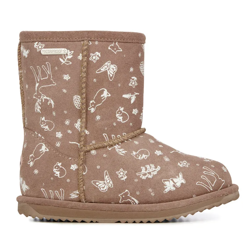 Woodland Brumby Mushroom Waterproof boots